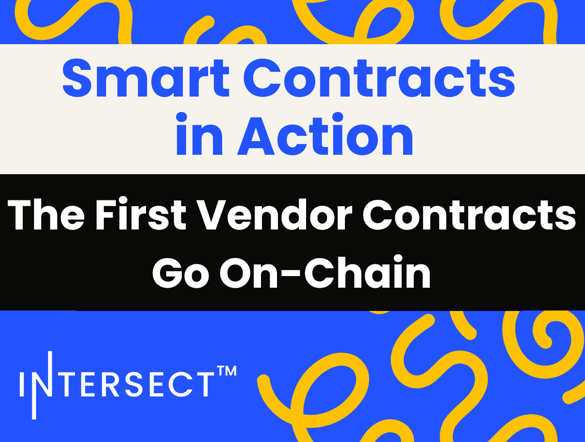 Smart Contracts in Action: The First Vendor Contracts Go On-Chain